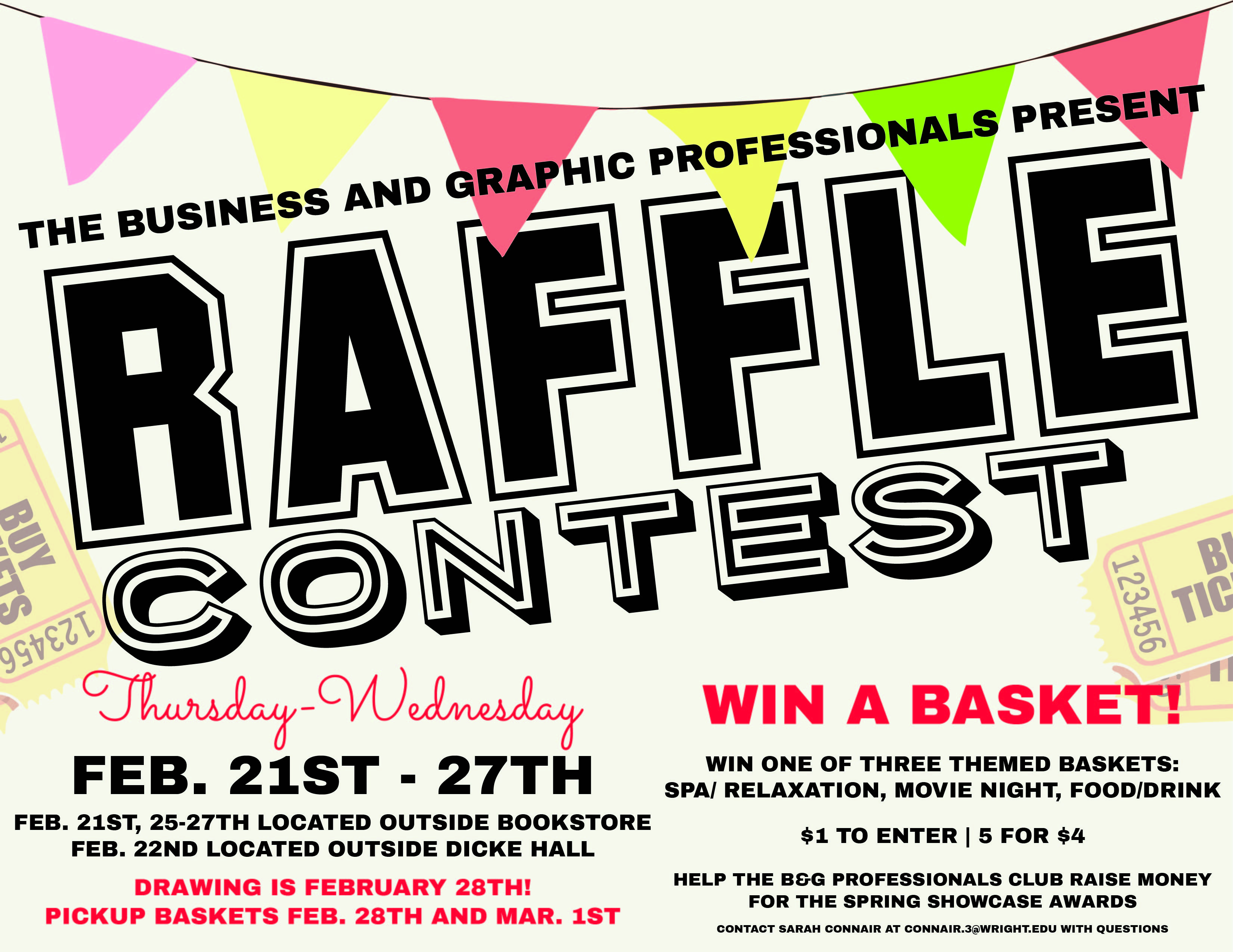 Business & Graphic Professionals Raffle Prize Drawing Wright State